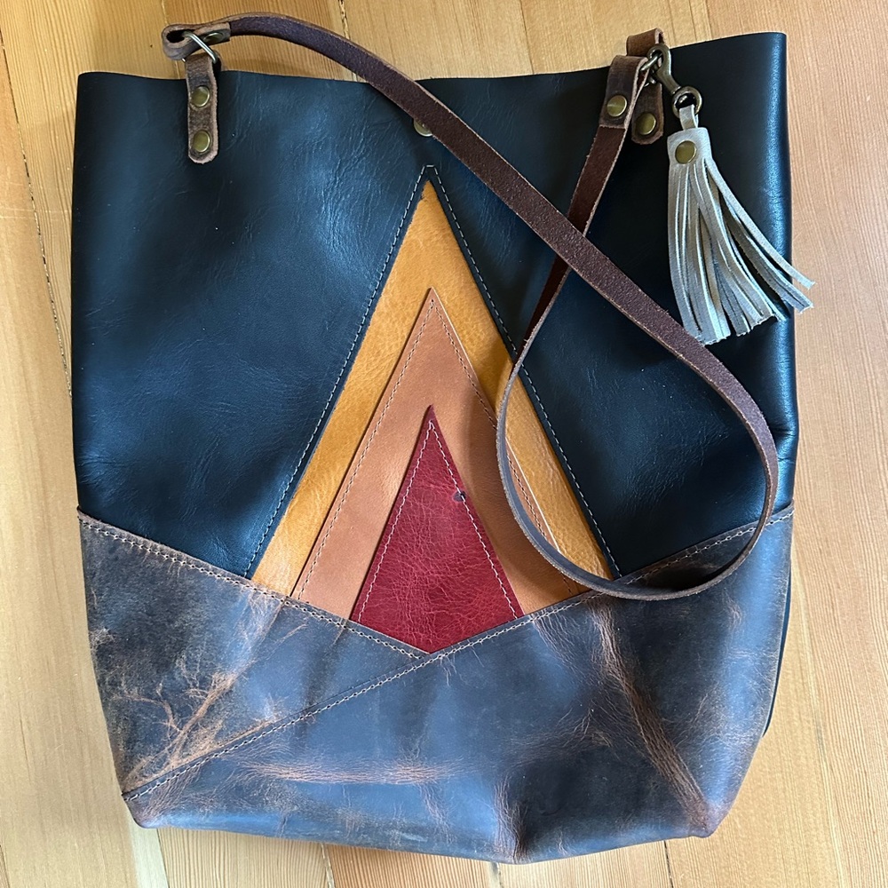 In Blue Handmade Mandella Tote